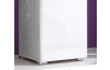 Koupelnová vysoká skříňka Barolo, šedý beton/lesklá bílá