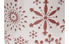 Vánoční hrnek Sněhové vločky 320 ml, červeno-bílý