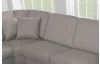 Sedací souprava ZE-EM09003, tvar U, světle šedá látka, bez funkcí