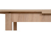 Rozkládací jídelní stůl Longford 120x80 cm, dub sonoma