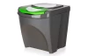 Sada odpadkových košů (3 ks) Sortibox 25 l, šedá