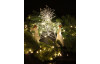 Vánoční dekorace LED hvězda, stříbrná