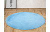 Kulatý koberec Rabbit 60 cm, světle modrý