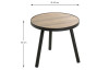 Přístavný stolek Genua 40 cm