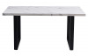 Jídelní stůl Maurizio 160x90 cm, bílý mramor