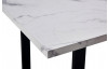 Jídelní stůl Maurizio 160x90 cm, bílý mramor