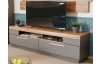 TV skříňka Lucera, dub artisan/šedá
