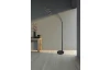 Stojací LED lampa Reed 195 cm, černá, 5 svítidel