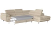 Rohová sedací souprava Lotos, béžová tkanina, pravý roh