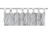 Voálová záclona Cento 135x245 cm, šedá s listy