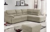 Rohová sedací souprava Nebolo, béžová látka, pravý roh