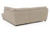 Rohová sedací souprava Nebolo, béžová látka, pravý roh