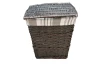 Proutěný koš na prádlo hnědá vrba, 37x48x26 cm