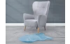 Imitace králičí kožešiny Rabbit 60x90 cm, světle modrá