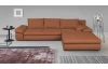 Rohová sedací souprava Bono, terakota látka