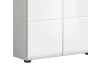 Skříňka s přihrádkou Ice, 60 cm, bílá lesk