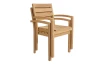 Zahradní židle s područkami Kediri, teak