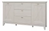 Komoda Miramare 173 cm, bělená borovice