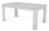 Jídelní stůl Inter 160x80 cm, bílý, rozkládací