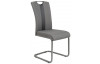Jídelní židle Amber, šedá látka/ekokůže