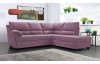 Rohová sedací souprava Nebolo, fialová lila látka, pravý roh