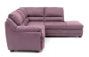 Rohová sedací souprava Nebolo, fialová lila látka, pravý roh