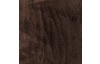 Dekorační polštář Laza 45x45 cm, hnědý, imitace králičí kožešiny