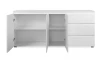 Široká komoda se zásuvkami Image, bílá