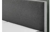 Postel boxspring Aston 160x200 cm, středně šedá látka