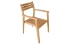 Zahradní židle s područkami Padang, teak
