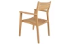 Zahradní židle s područkami Padang, teak