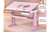 Psací stůl Cecilia, růžový/bílý