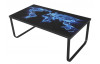 Konferenční stolek Cruz, motiv modrá mapa