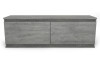 Nástěnná skříňka Carlos, šedý beton, 120 cm