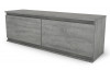 Nástěnná skříňka Carlos, šedý beton, 120 cm
