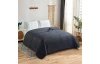 Přehoz postele Ornament 220x240 cm, černý