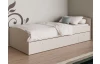 Postel s úložným prostorem Patrik 90x200 cm, béžová kašmír
