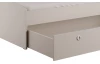 Postel s úložným prostorem Patrik 90x200 cm, béžová kašmír