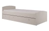 Postel s úložným prostorem Patrik 90x200 cm, béžová kašmír