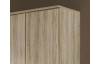 Šatní skříň Bremen, 91 cm, dub san remo/bílá