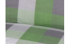 Polštář na lehátko Capri 190x5x50 cm, šedo-zelený