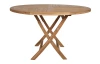 Kulatý zahradní stůl Tarakan, 120 cm, teak