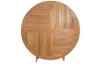 Kulatý zahradní stůl Tarakan, 120 cm, teak