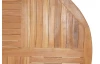Kulatý zahradní stůl Tarakan, 120 cm, teak