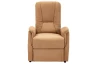 Relaxační TV křeslo Birmingham, světle hnědá látka