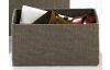 Úložný koš 30x14x21 cm, hnědý