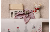 Vánoční dekorace Sob s dárkem, 14 cm