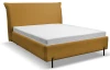 Postel Ferro 180x200 cm, jantarová strukturovaná látka