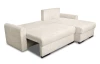 Rohová sedačka Miles, krémová strukturovaná látka