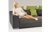 Sedací souprava Swing Big Sofa, šedá/zelená tkanina